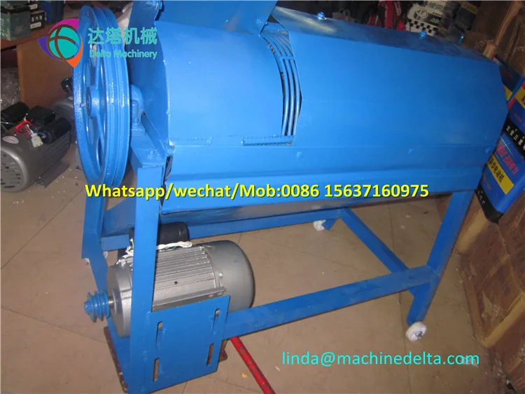 details of fresh almond seed removing machine