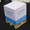 Sticky note pads with wooden pallet