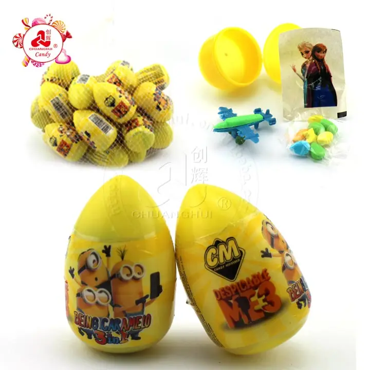 egg candy with toy