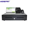 POS systems for store sells with cash drawer/10inch android PC/2inchThermal Printer with cutter /1D Bluetooth Barcode scanner