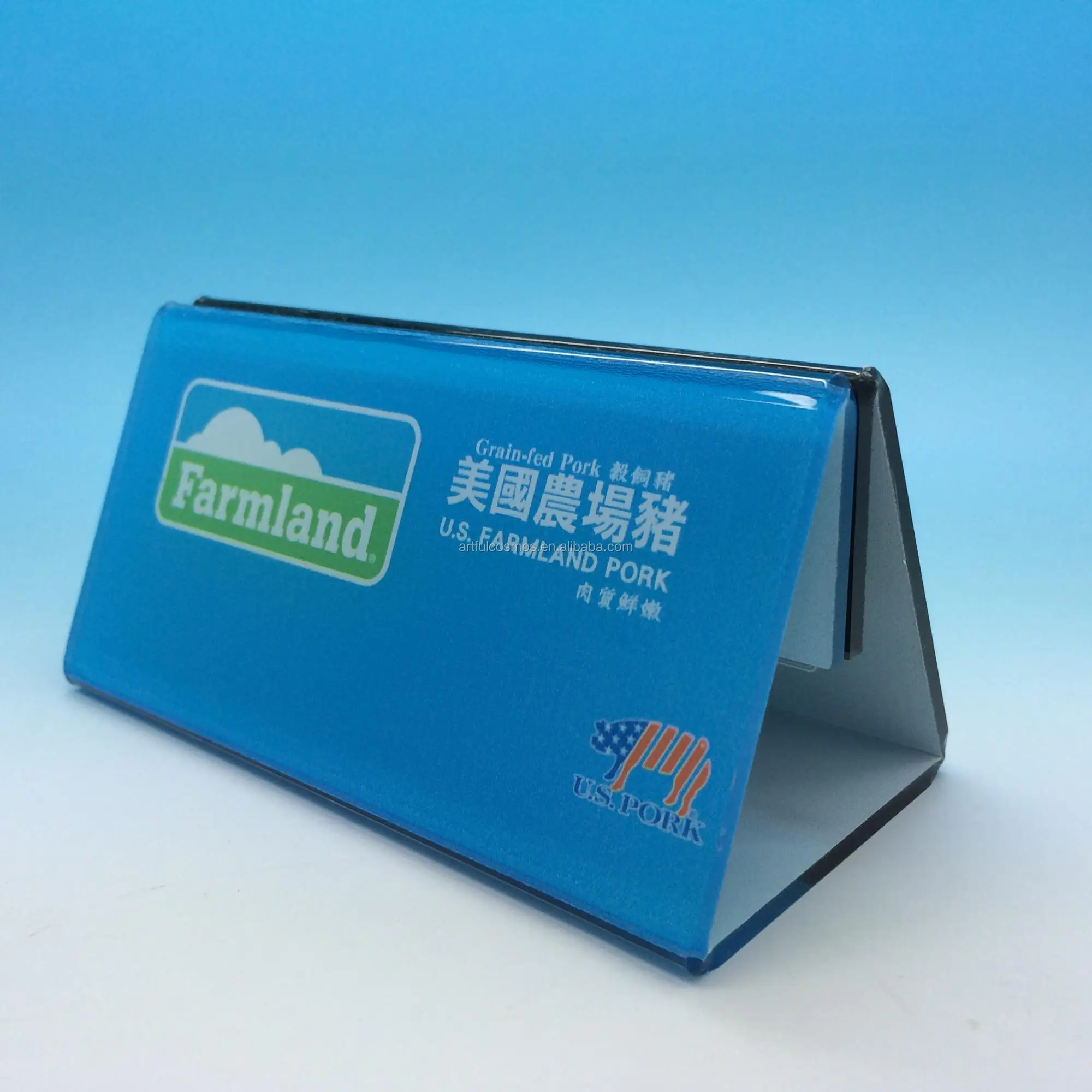 Customized Restaurant Table Led Menu Holders Plastic Leather Menu Cover