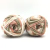 Long space dyed 4 ply 100% mercerized cotton knitting yarn for sweaters and scarf