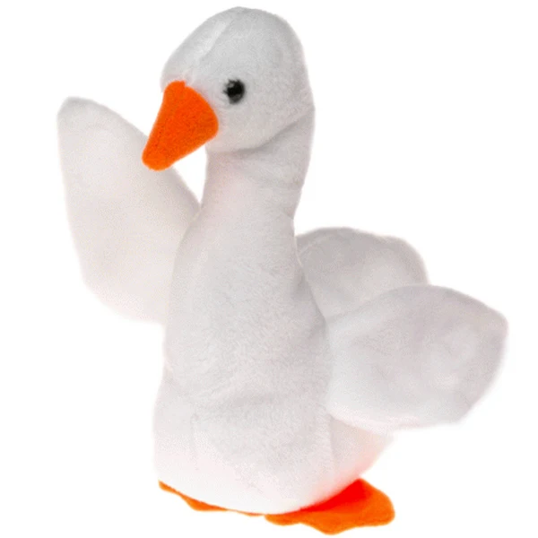 white dove stuffed animal