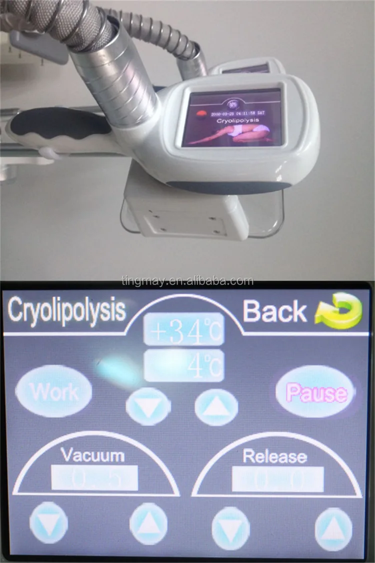 In Cryolipolysis Cavitation Lipolaser Rf Fat Freeze Double Cryo Hand Effective Slimming