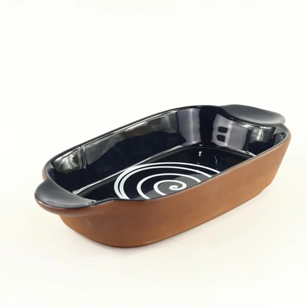 Hotsales Home Or Restaurant Brown Ceramic Baking Dish & Pans For Oven