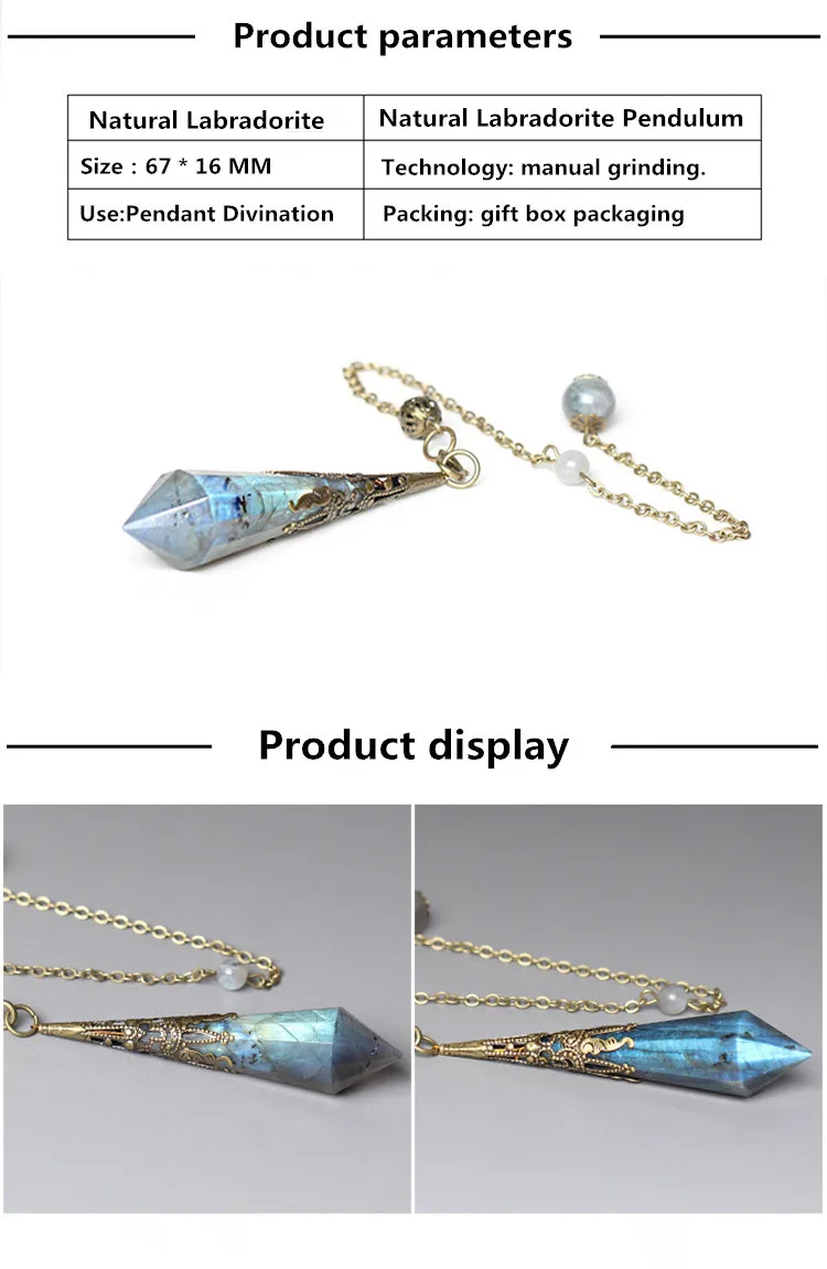 Wholesale Chakra Anemousite Stone Crystal Dowsing Pendulums Buy