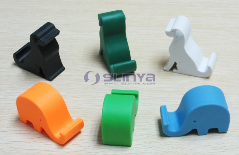 Plastic Lovely Puppy Funny Cell Phone Desk Animal Holder For Iphone
