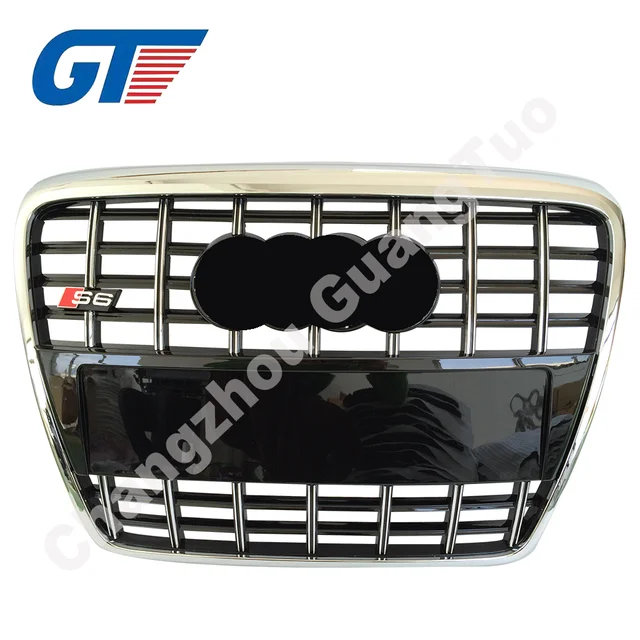 Chrome Front Grille for Audi A6 2007 2008 2009 2010 2011 2012
