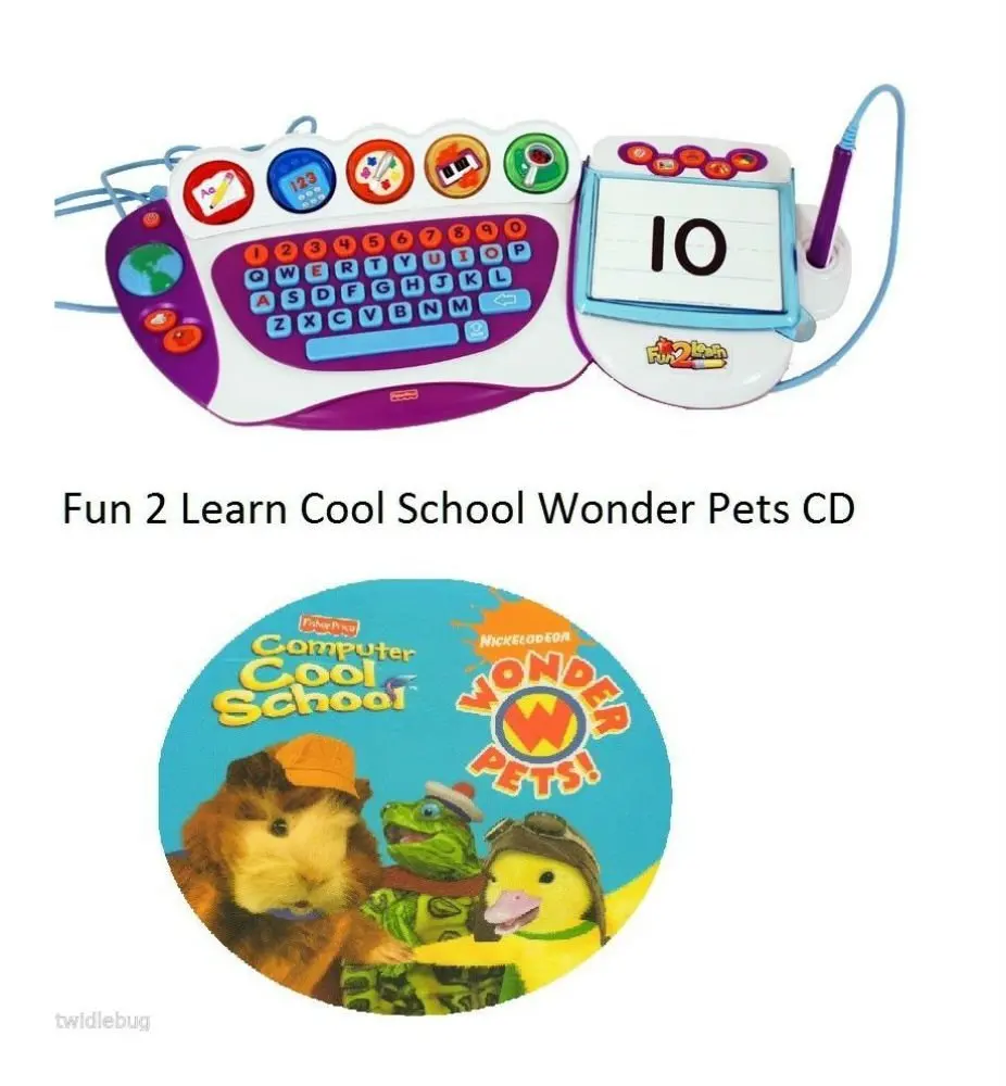 Fun 2 Learn Computer Cool School Software Wonder Pets Game CD