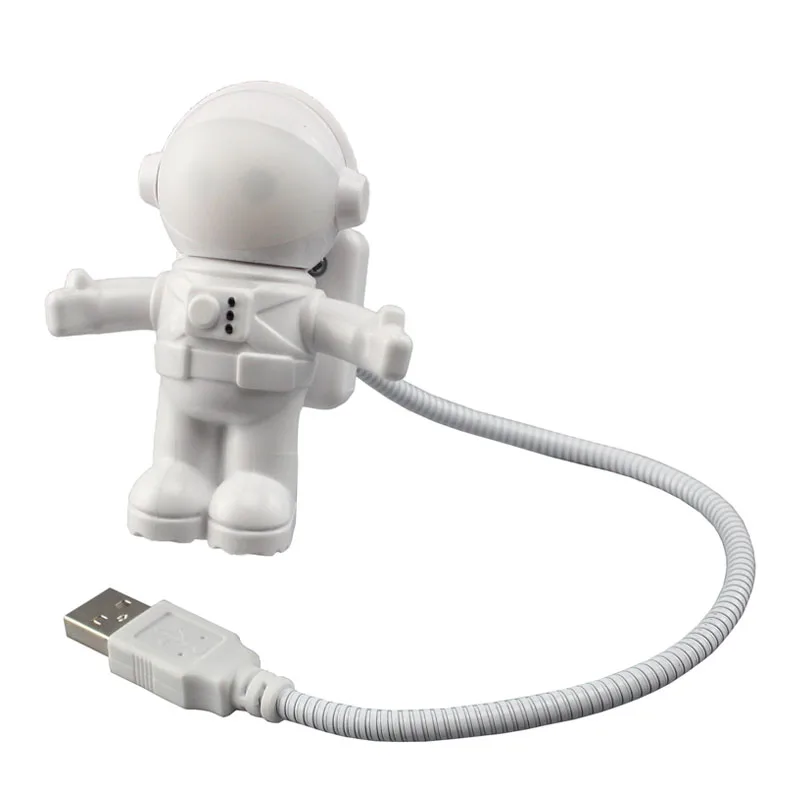 Hot sale usb gadgets spaceman astronaut usb light with gooseneck