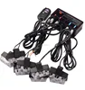LED White Car Styling Car Truck Wireless Strobe Emergency Warning Light Strobe Lights Bars Deck Dash Grill Remote Control