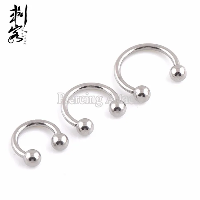 G23 Titanium Circular Barbell Horseshoe Body Jewelry Buy Body Jewelry