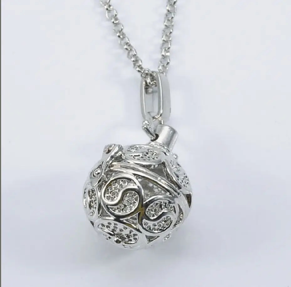 Wholesale Jewelry New Design 23*28 Mm In Antique Silver Ball Chain