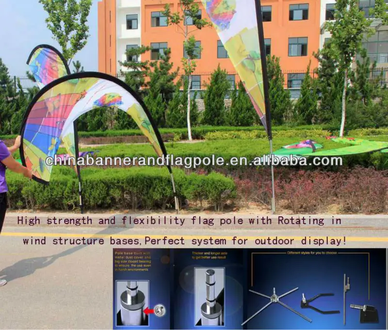 kawa-display-flying-banner-pole-auto-flag-pole-rotating-freely-in-wind