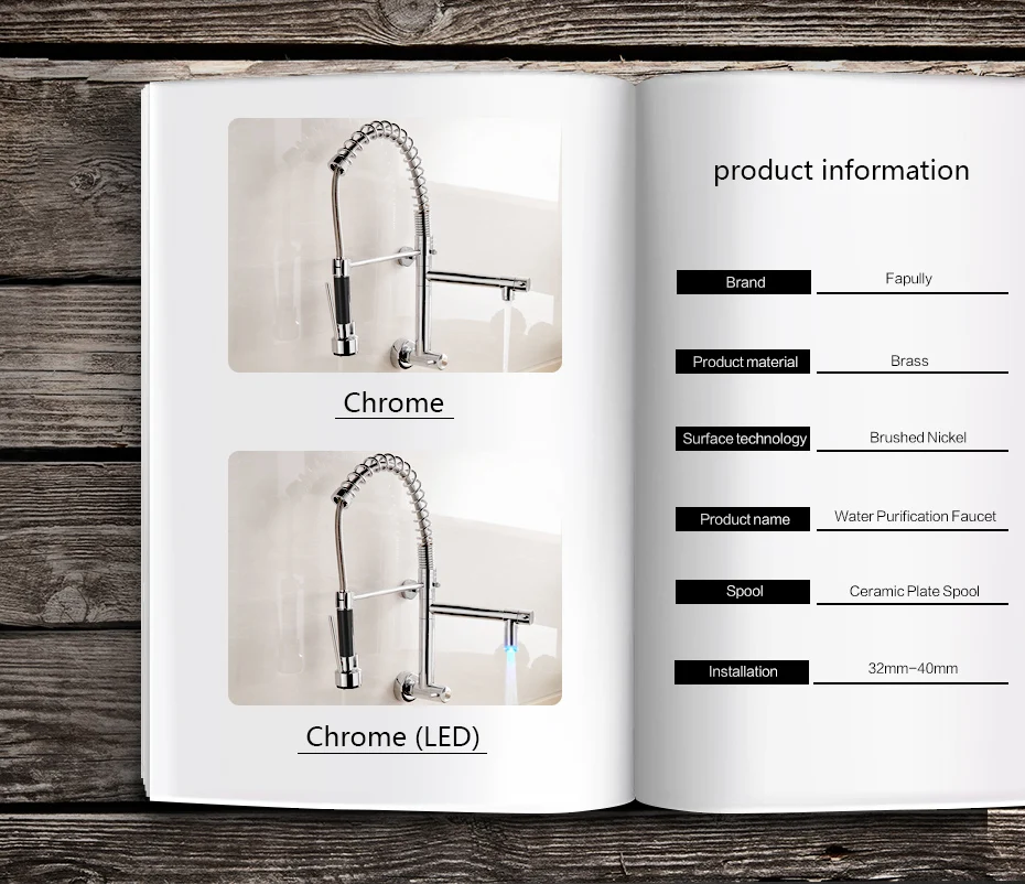 Pull Down Kitchen Faucet