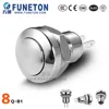 Electrical 8mm button switch without light, on off switch button