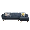 Corner Sofas Sets for Living Room, Leather Sectional Corner Couch with Functional Armrest and Support stylish sofa