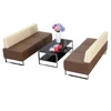 cost-effective wardrobe tea table merax pu leather sofa bed