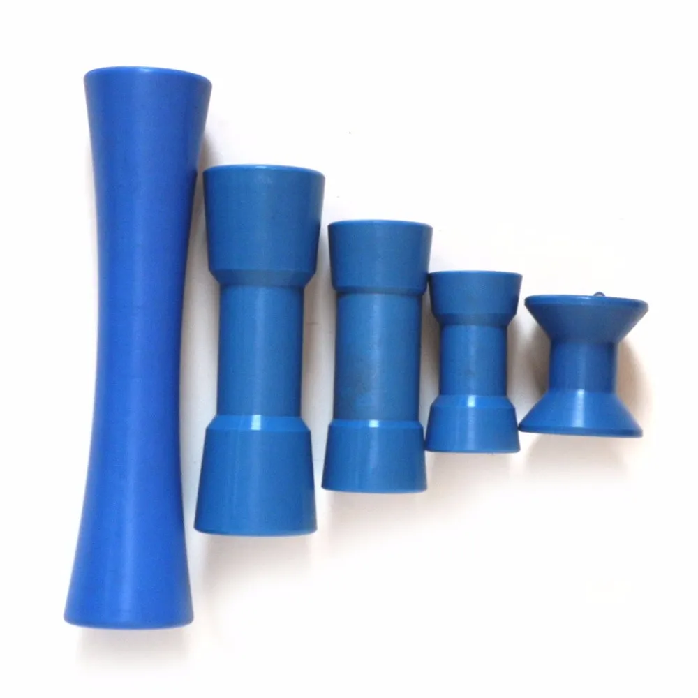 Blue Pp Material Keel Rollers Use On Boat Trailer150mm*70mm*16mmboat