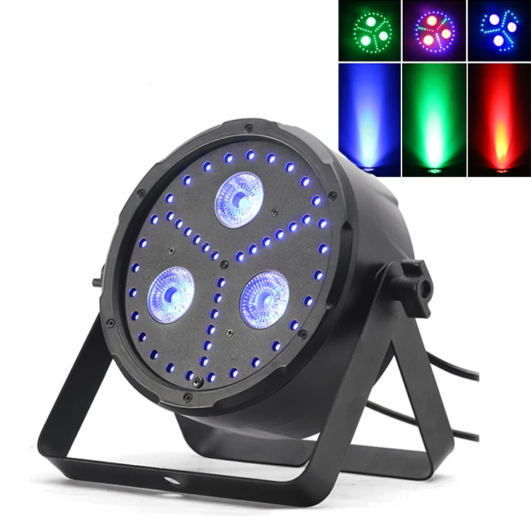 Marslite new design 45x0.2W RGB strobe led mini projector beam par led stage light flat par light