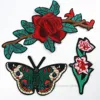 custom christmas flower iron on DIY Cloth Art Embroidery Decoration patches