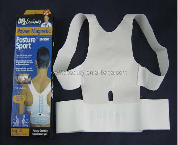 Magnetic Therapy Shoulder Support Back Support Brace Posture Corrector Belt