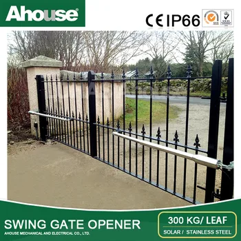 Ahouse Swing Electric Fence Gate Opener Automatic Gate Motor Em Buy Automatic Gate Motor Electric Gates Solar Gate Gate Openers Solar Powered