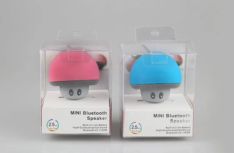 Cute Mini Mushroom Wireless Portable Water proof Shower speaker For Mobile Phone - ANKUX.COM