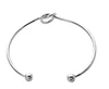 Stainless steel knot bangle 3mm slender women and children bangle aohua jewelry leads the fashion jewelry