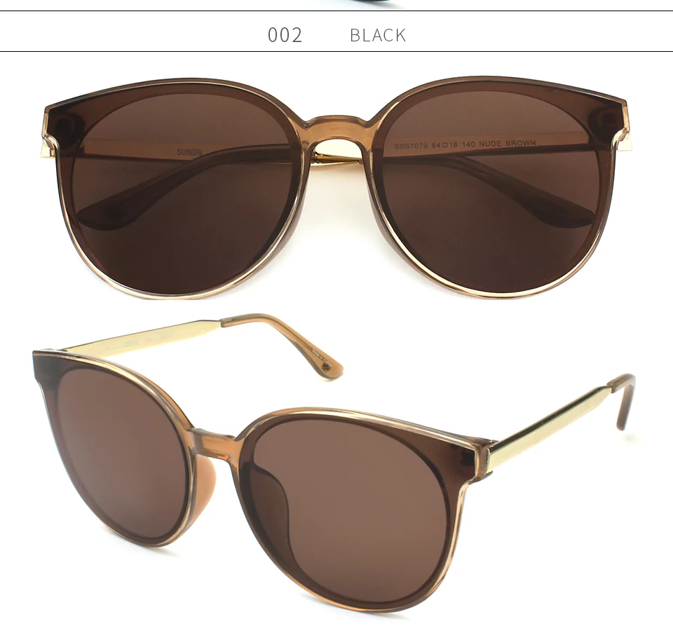 Fl6211 High End Sunshades Eyewear Wholesale Big Frame Bling Sunglasses