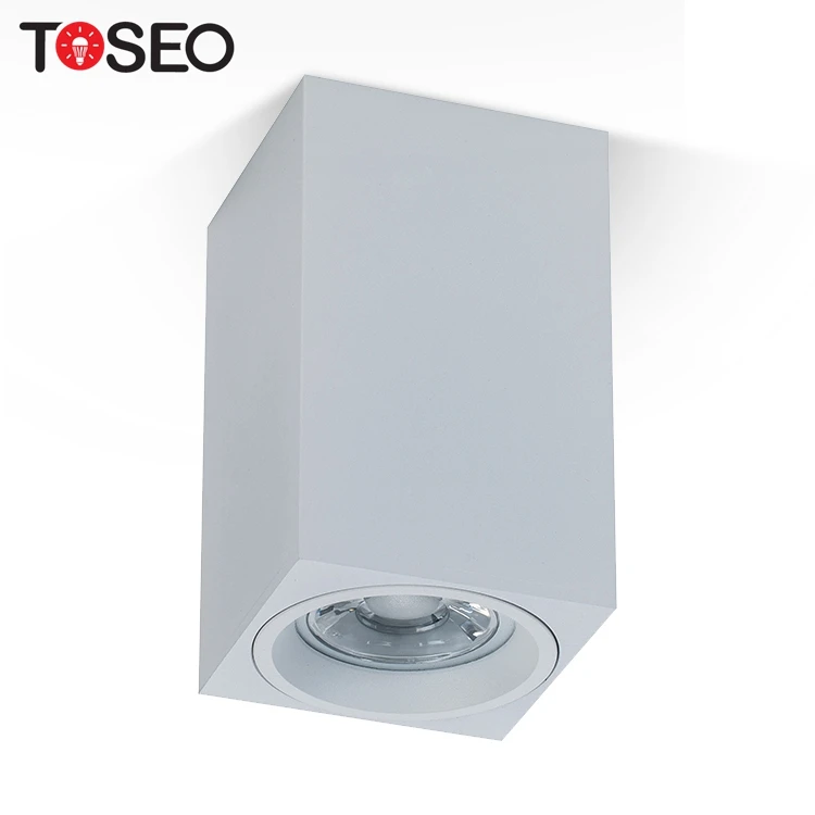 Square ceiling down lighting fixture 70*70MM GU10 surface mounted light
