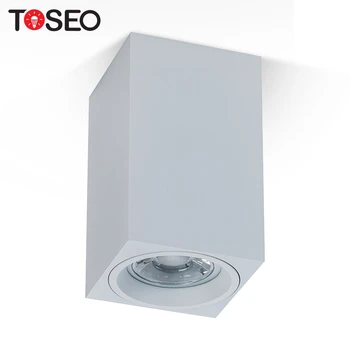 Square Ceiling Down Lighting Fixture 70 70mm Gu10 Surface Mounted Lighting Fixture 70 70mm Gu10