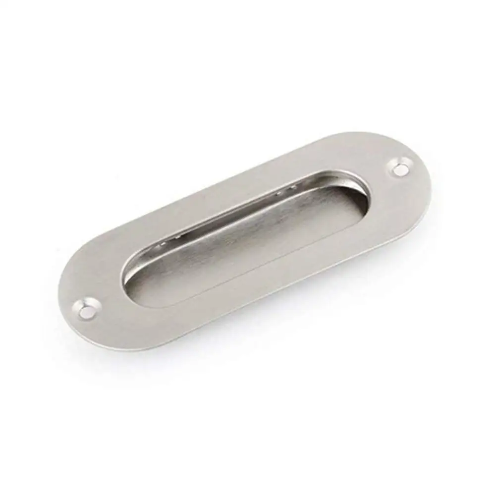 Buy Black Oval Flush Door Pull Recessed Sliding Door ...