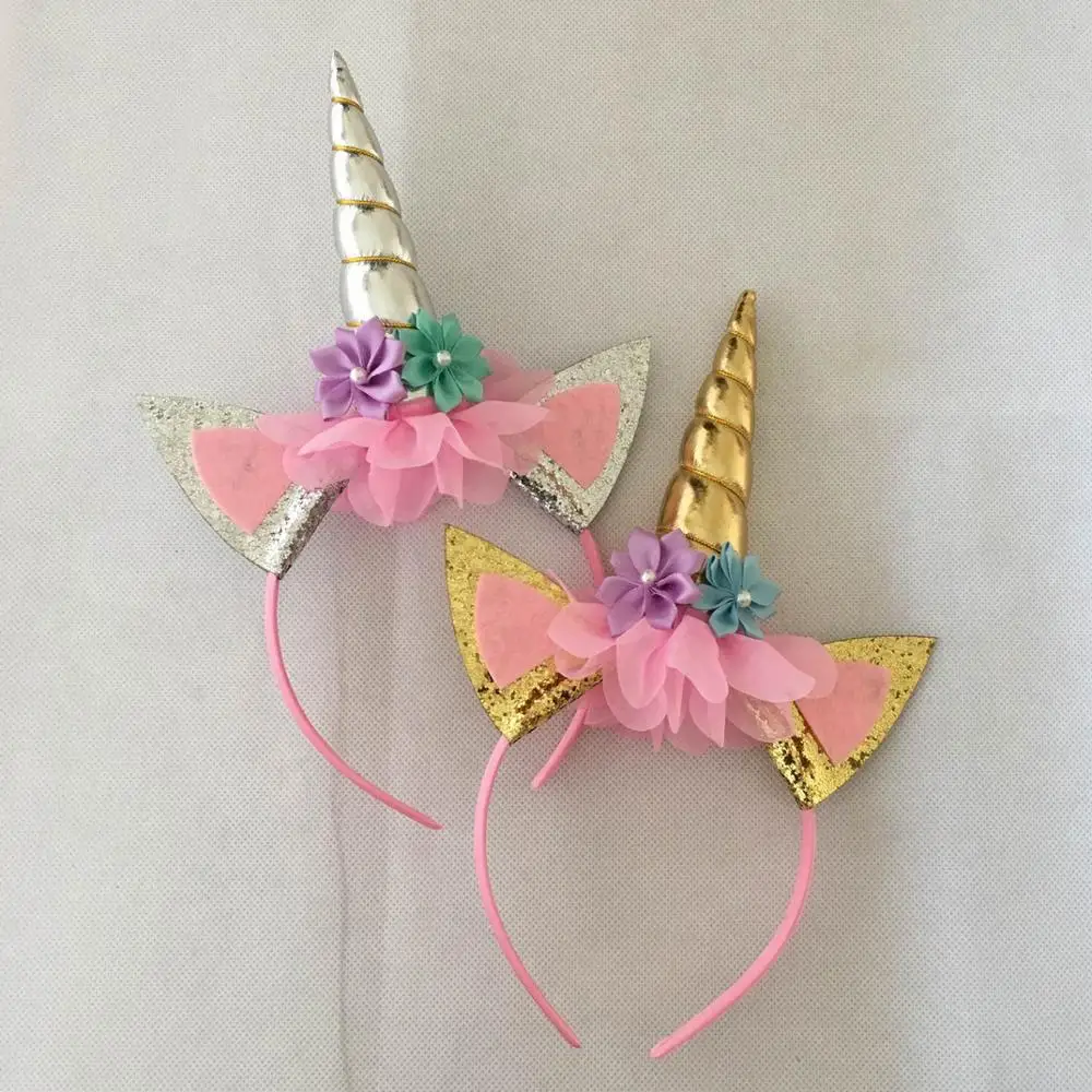 Diadema De Unicornio Para Niñas – Suave, Ajustable Y Perfecta Para Fiestas, Cumpleaños, Pascua, Carnaval Y Fotos