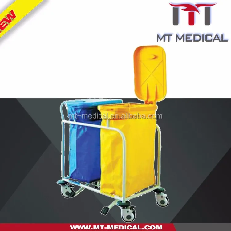 MNT-1 hospital powder coating soiled linen trolley