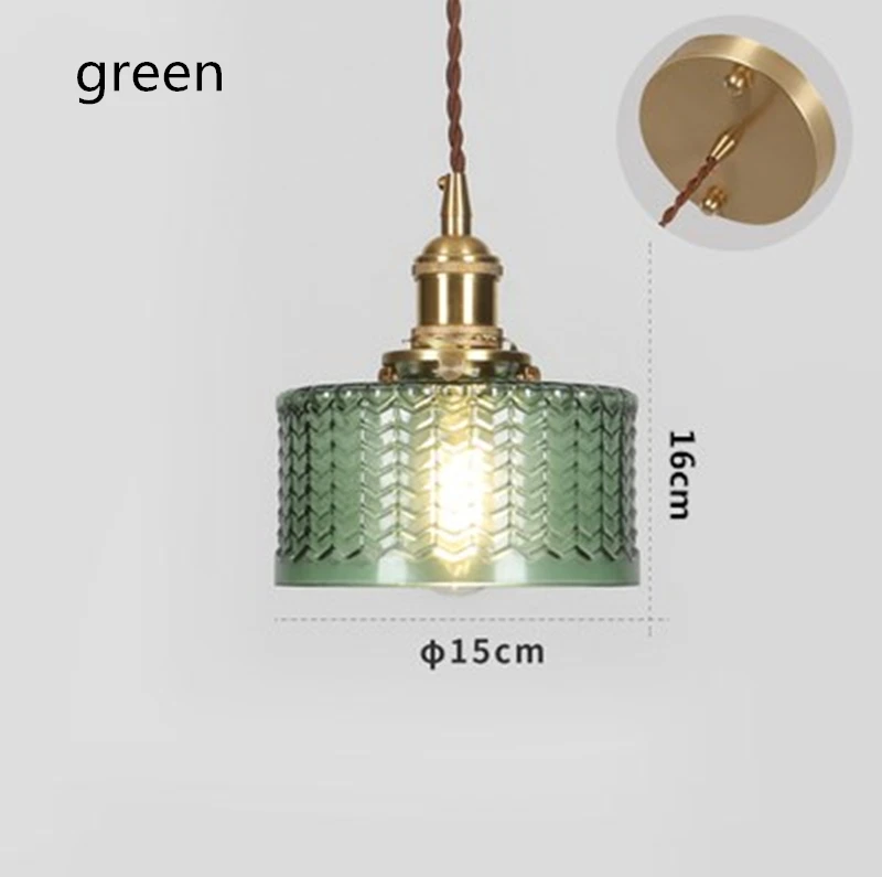 green pendant light shade