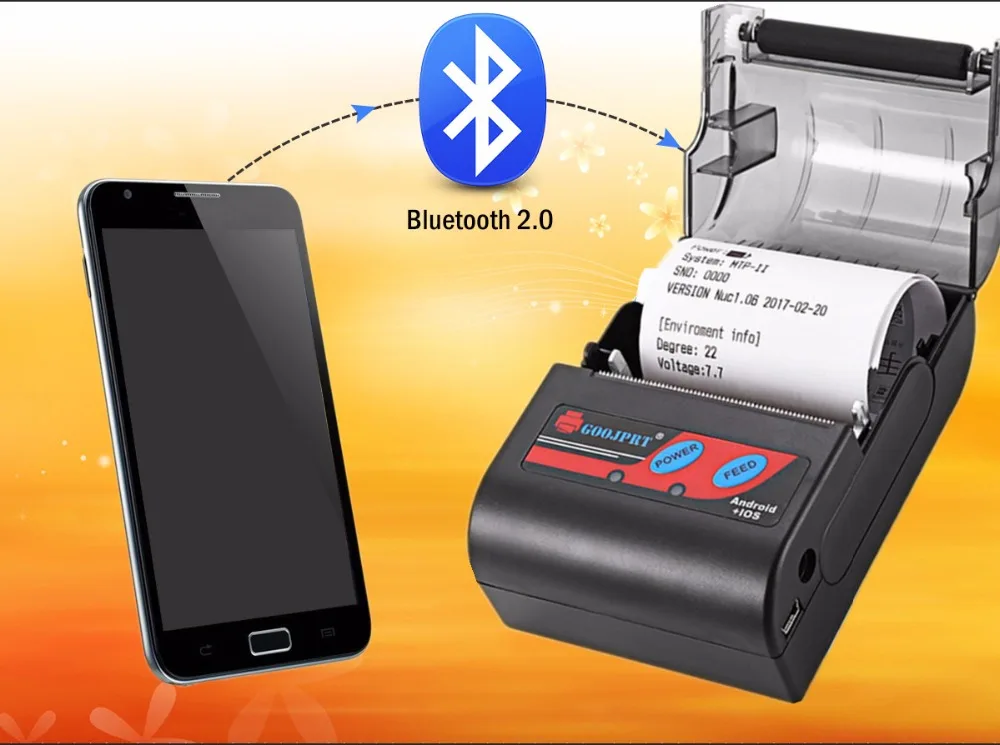 + bluetooth suporte android e ios