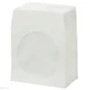 White Paper CD DVD Disc Sleeves Window Flap Envelope 100g