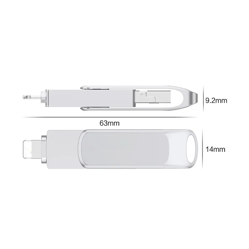 Muti 3 In 1 OTG Pendrive Usb Flash Drive Cartoon 32GB - ANKUX.COM