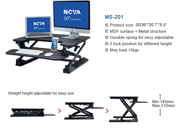 China Ergonomic Sit To Stand Desk Adjustable Lift Up Standing Desk