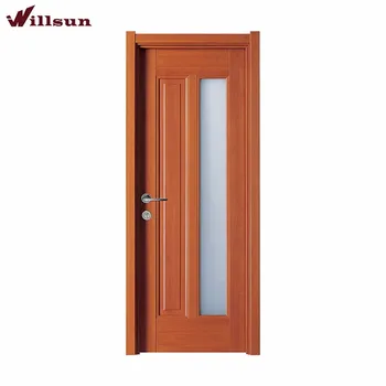 Disegno comune a schermo piatto porte in legno per interni con vetro ... Porte per interni con vetro