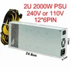 2000w AntMiner PSU S9 L3+ D3 Series Power supply high quality 100% new for bitcoin miner Bitcoin miner PSU 2000W