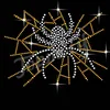 Weaving spider web rhinestone iron on transfer