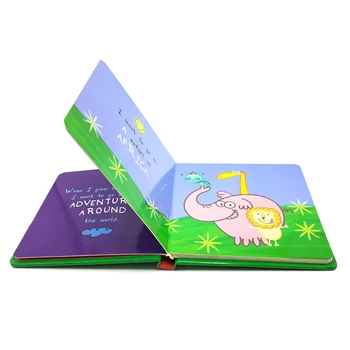 wholesale cheap custom coloring cardboard children english