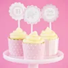 Baby Shower Cupcake Toppers Pink Polkadots Standard Baking cupcake liners Muffin Cups Paper Cups Liners