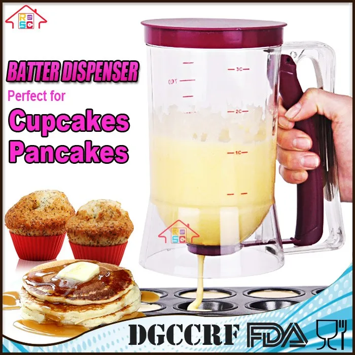 Manual Commercial Plastic Pancake Cupcake Batter Dispenser Machine