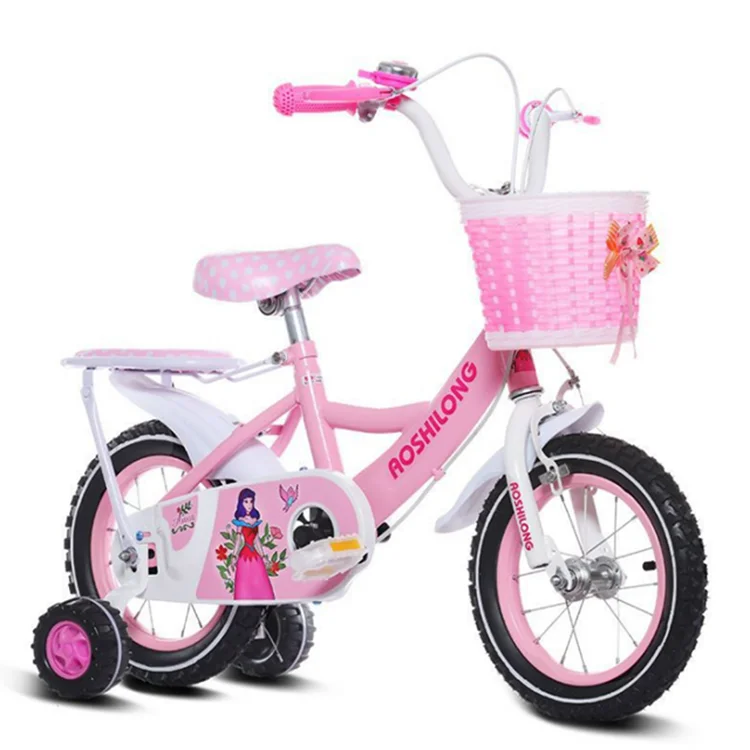 16 Inch Lovely Pink Princess Style Children Bike For 3-8 Years Old ...