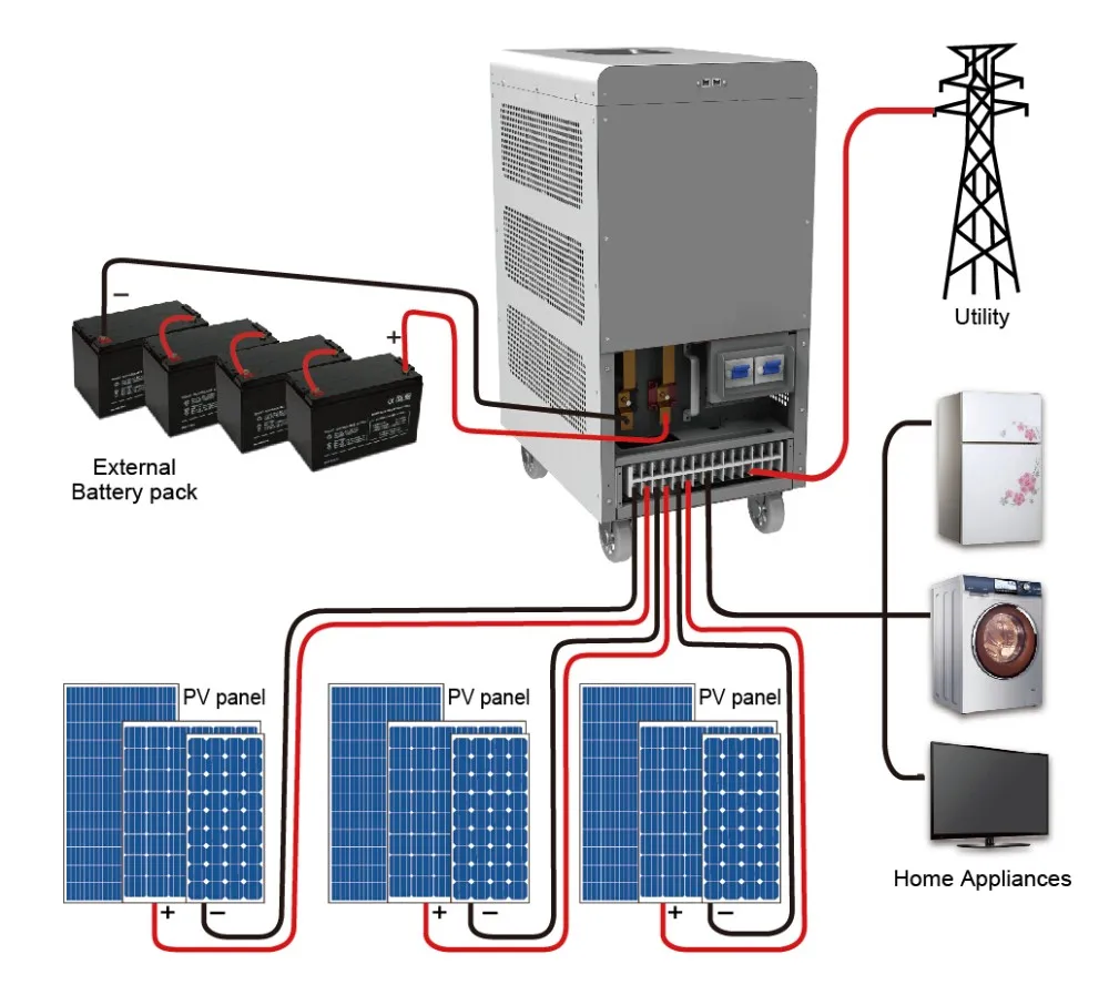 220vac Single Phase 9kw 12kw Solar Inverter Solar Hybrid System - Buy ...