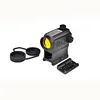 Aim-O Solar Power Red Dot With Riser Mount & Low Mount airsoft hunting scope dot sight scope