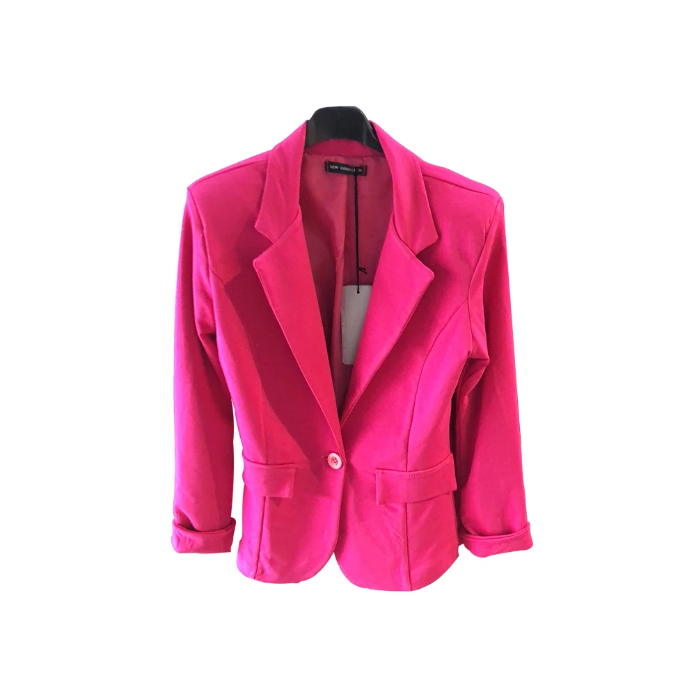 Prato Italy Clothing Fitness Pink Blazers Suits Ladies Women - Buy ...